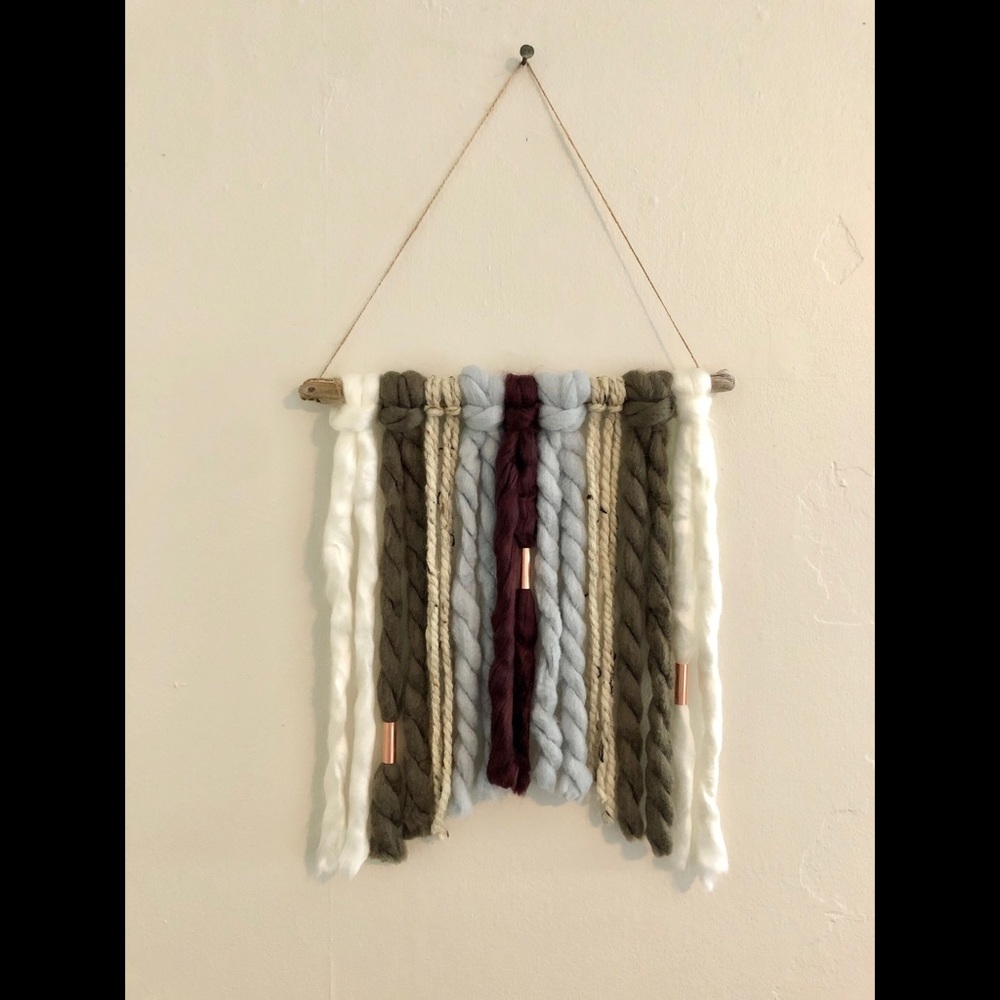 Handmade Roving Wall Hanging